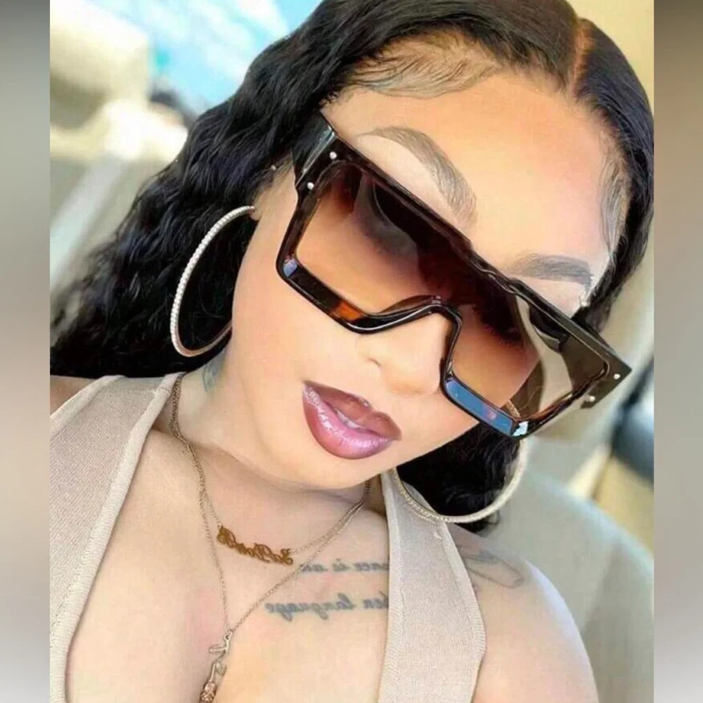 Stylish oversized sunglasses